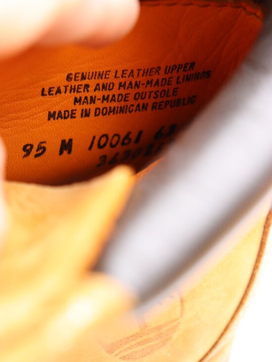 Timberland 6 Inch Premium Men\'s Size 9.5 M Boot Wheat Nubuck Leather Lace Up main image 8